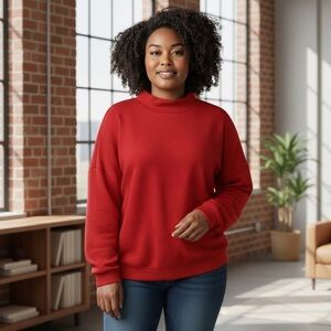 JODIFL Scarlet Cowl Neck Sweater